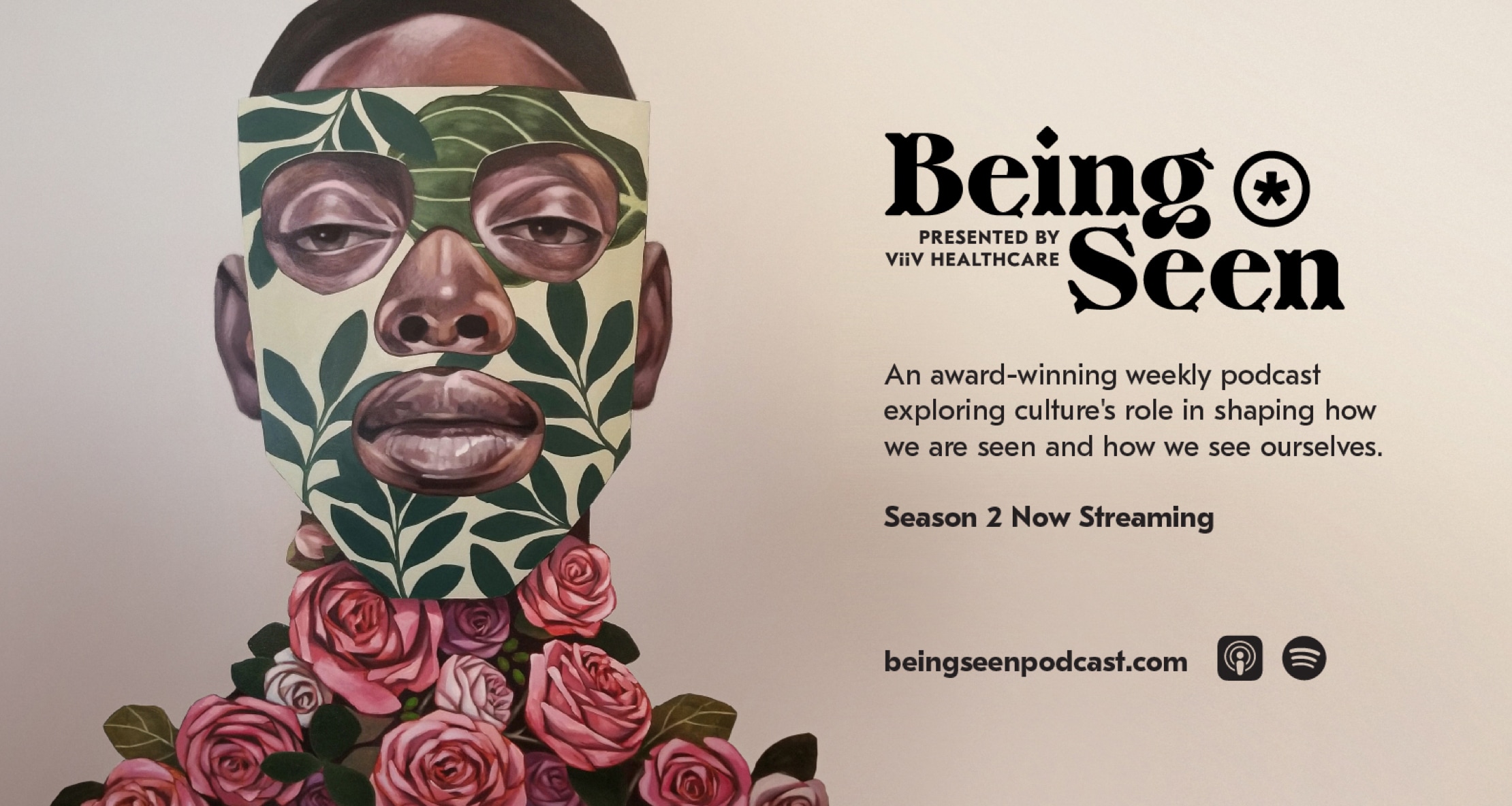 Being Seen podcast image and logo