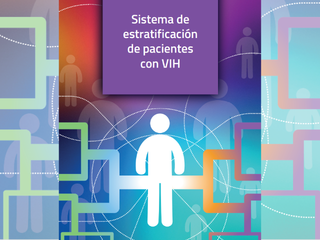 Portada de la infografía de Sistema de estratificación de pacientes con VIH